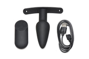 Bum-Tastic Vibrierender Analplug mit Gurtzeug & Fernbedienung