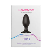 Lovense - Hush 2 Vibrationsbuttplug Mit App - Schwarz