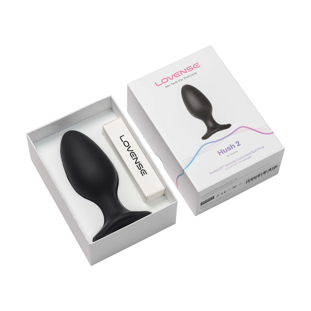 Lovense - Hush 2 Vibrationsbuttplug Mit App - Schwarz