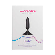 Lovense - Hush 2 Vibrationsbuttplug Mit App - Schwarz
