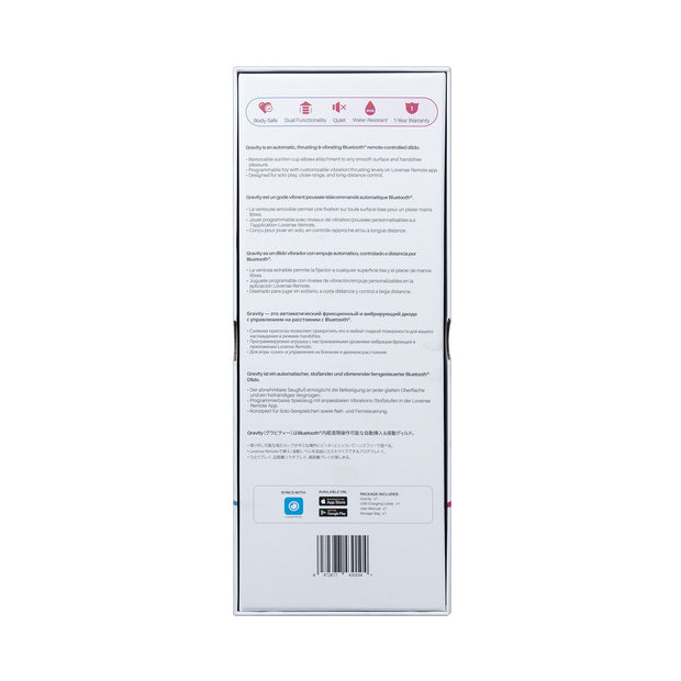 Lovense -Gravity Schiebender Dildo App-gesteuert