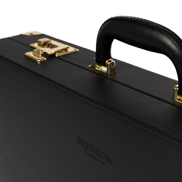 Bedroom Fantasies - Bondage-Koffer 13 Teile - Rindsleder