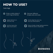 Boners Großes Penisring-Set