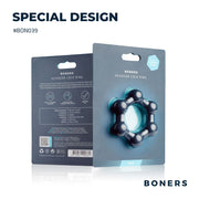 Boners Hexagon Penisring mit Stahlkugeln