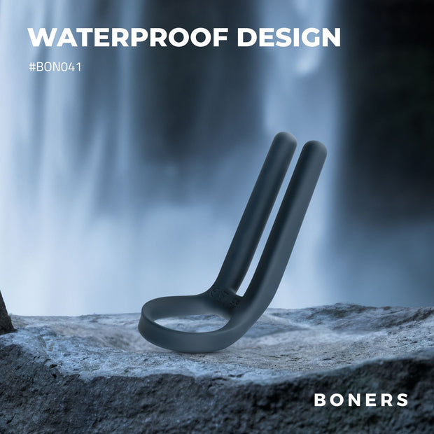Boners Penisring & Hodenstimulator - Blau