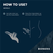 Boners Elektrischer Masturbator - Blau