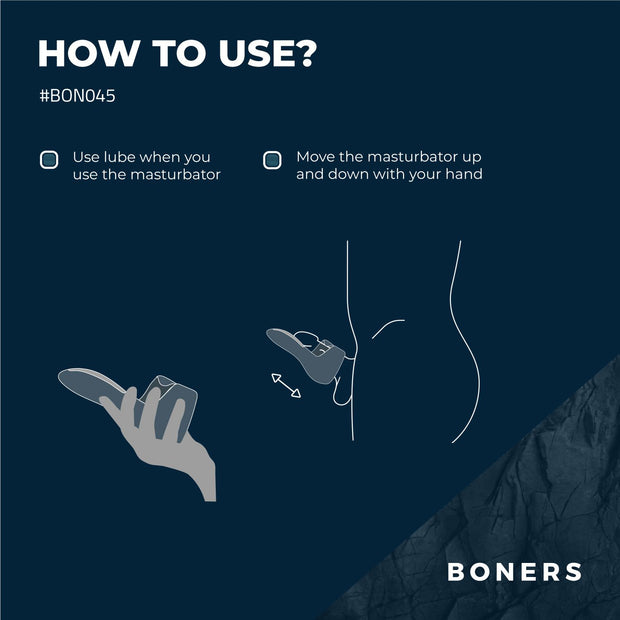 Boners Elektrischer Masturbator - Blau