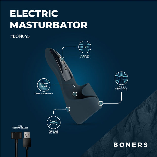 Boners Elektrischer Masturbator - Blau