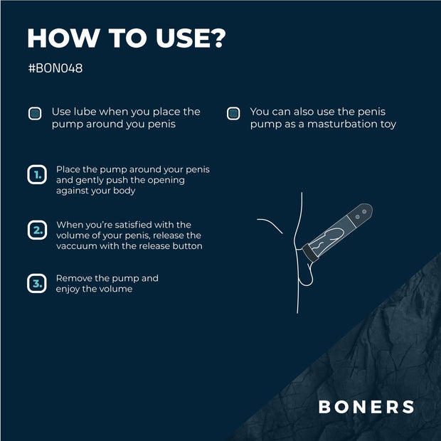 Boners - Automatische Penis-Pumpe mit Masturbator