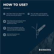 Boners - Penis-Pumpe mit LCD-Bildschirm