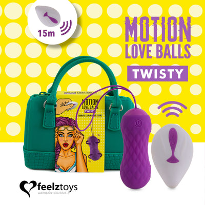 FEELZTOYS - FERNBEDIENUNG MOTION LIEBESKUGELN TWISTY