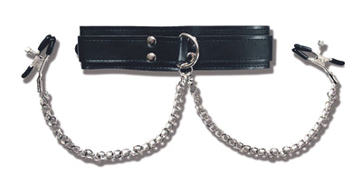 Sportsheets – Halsband mit Nippelklemmen