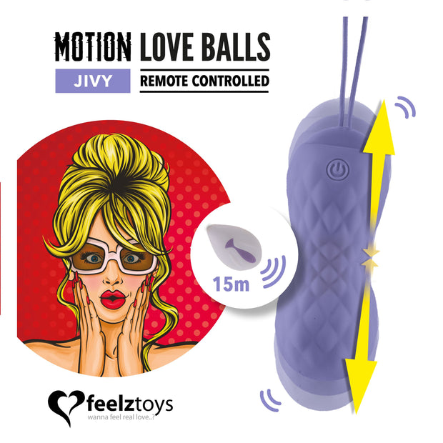 Feelztoys - Motion Love Balls Jivy Mit Fernbedienung