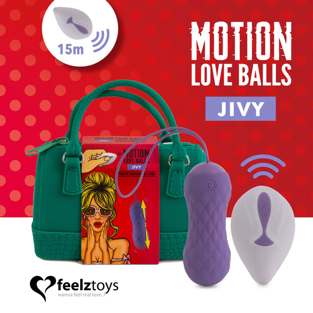 Feelztoys - Motion Love Balls Jivy Mit Fernbedienung