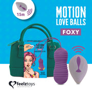 FEELZTOYS - FERNBEDIENUNG BEWEGUNGS LIEBESKUGELN FOXY