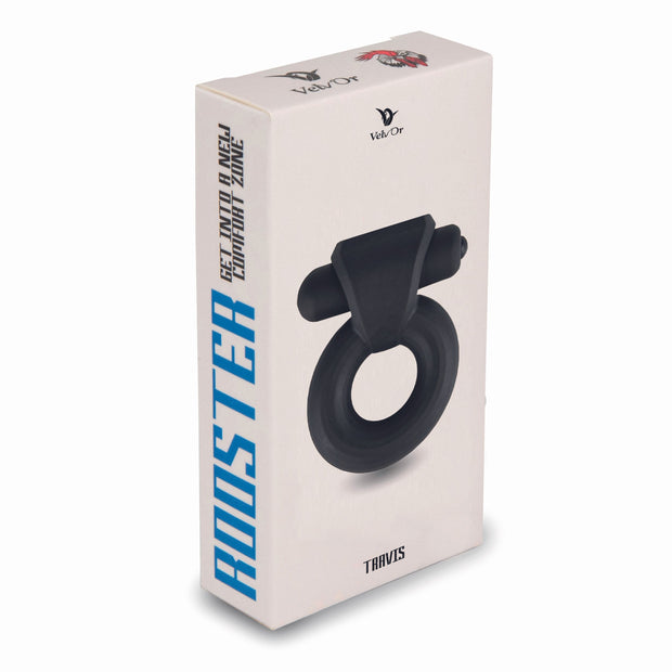 VELV'OR - HAHN TRAVIS BULKY PENISRING MIT VIBRIERENDER MINI-KUGEL