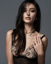 Obsessive - Exquisite Vila Blanes Lange Chemise - Schwarz