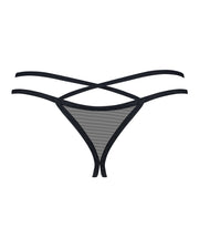 Obsessive - Exquisite Vila Blanes Schrittloser String - Schwarz
