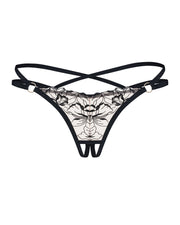 Obsessive - Exquisite Vila Blanes Schrittloser String - Schwarz