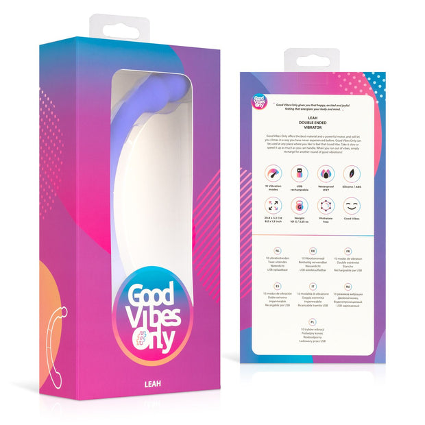 Good Vibes Only - Doppelter Vibrator Leah - Lila
