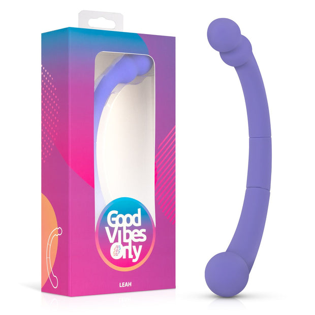 Good Vibes Only - Doppelter Vibrator Leah - Lila