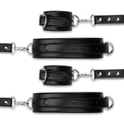 Bedroom Fantasies - Handschellen- und Hogtie-Set - Schwarz