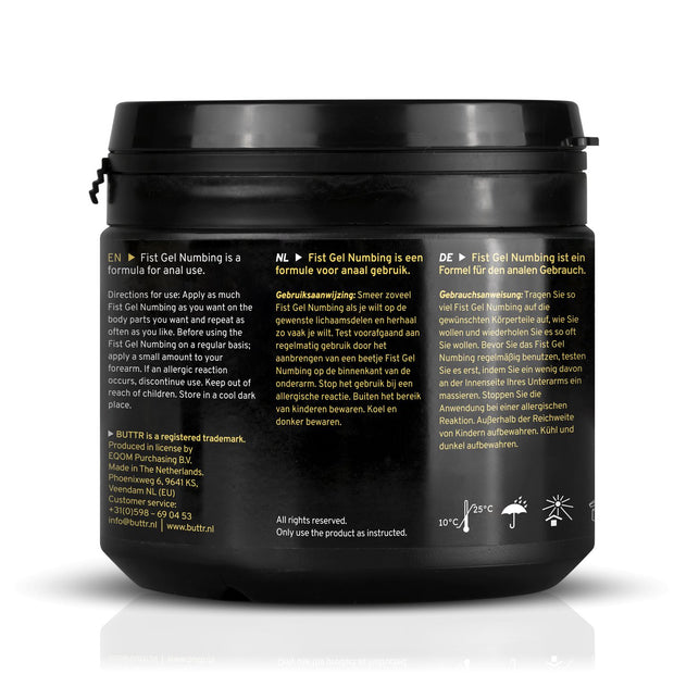 BUTTR - Fisting Gel Betäubend - 500 ml