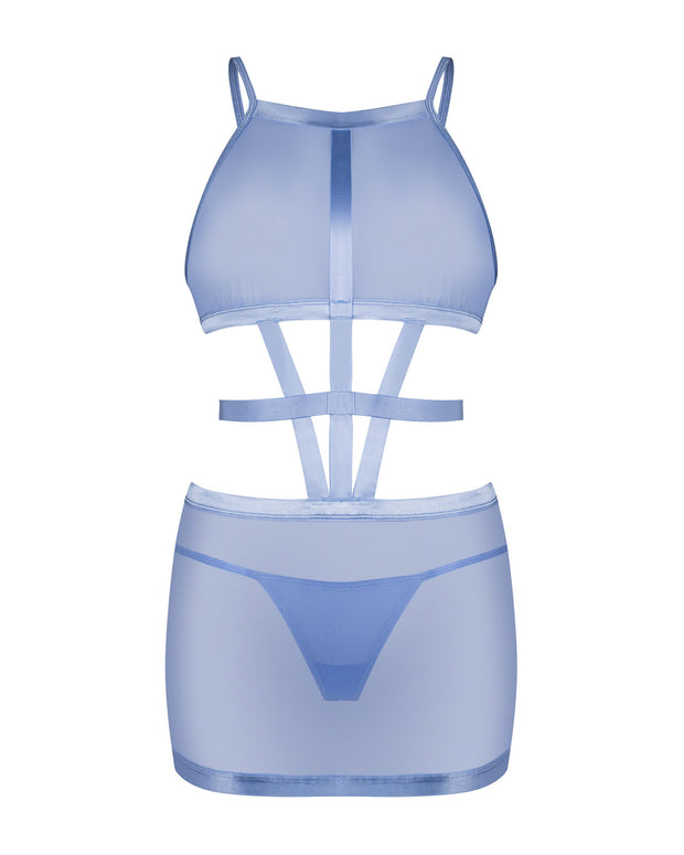 Obsessive - Freedom Shaderi Kleid und String - Blau