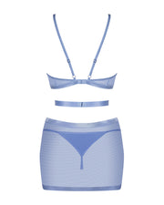 Obsessive - Freedom Shaderi Kleid und String - Blau