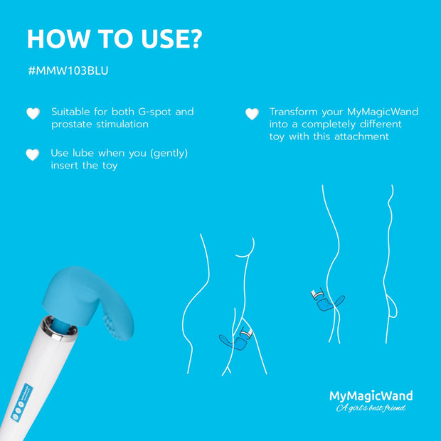 MyMagicWand G-Punktaufsatz - Blau