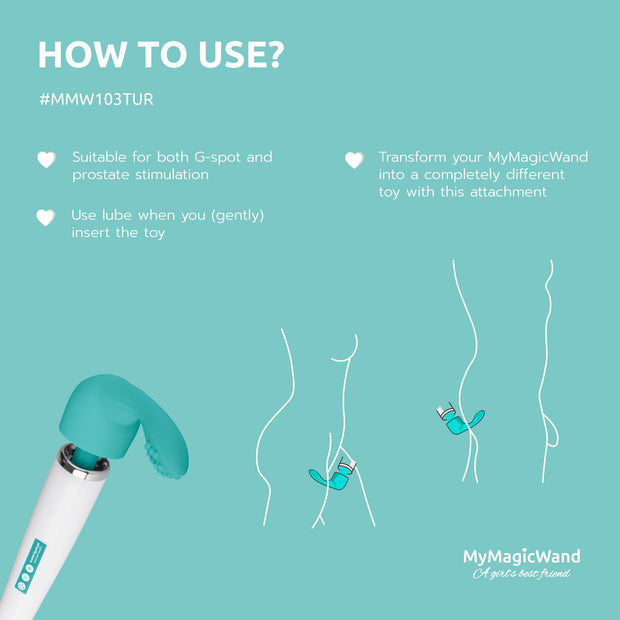 MyMagicWand G-Punktaufsatz - Türkis