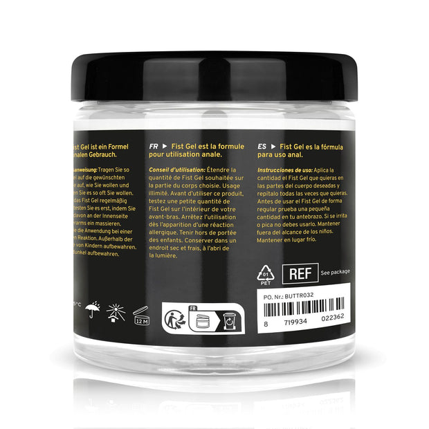 BUTTR - Transparente Fisting Gel nicht klebend - 500 ml