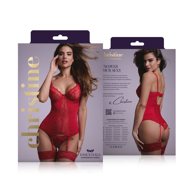 2-teiliges Set Marzia rot