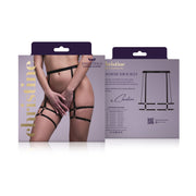 Strappy Strumpfhalter Blushing - Schwarz