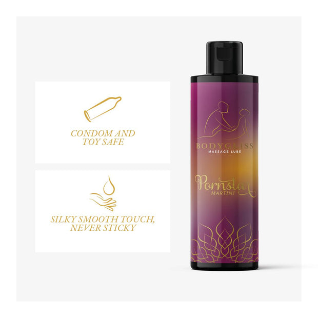 BodyGliss - Massageöl und Gleitmittel in 1 Pornstar Martini - 150 ml