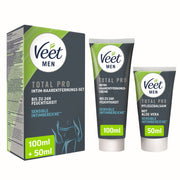 Veet Men Intim-Haarentfernungs-Set für Männer - 100 ml Tube & 50 ml Balsam