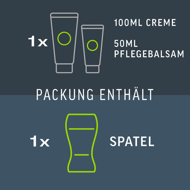 Veet Men Intim-Haarentfernungs-Set für Männer - 100 ml Tube & 50 ml Balsam