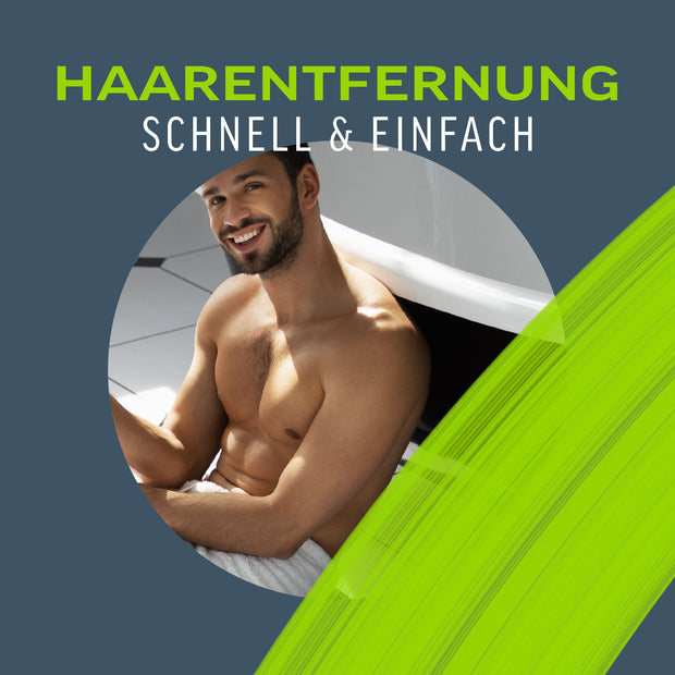 Veet Men Intim-Haarentfernungs-Set für Männer - 100 ml Tube & 50 ml Balsam