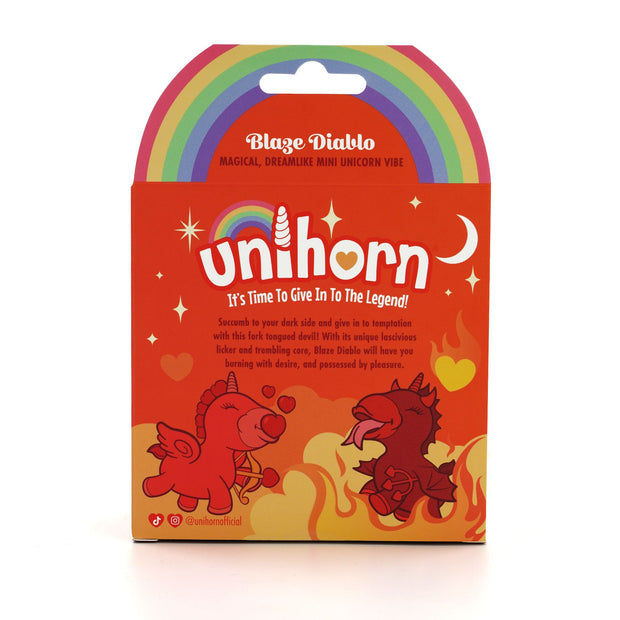 Unihorn - Blaze Diablo Vibrator - Rot