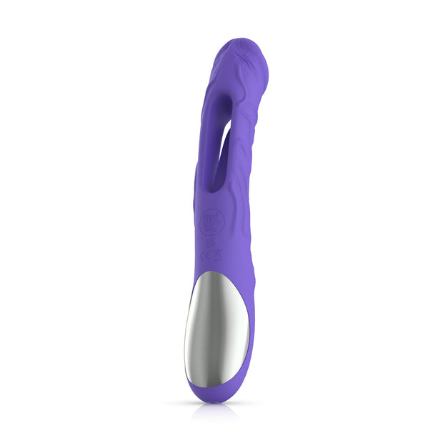 Good Vibes Only - Flax Vibrierender Dildo mit G-Punkt-Stimulator