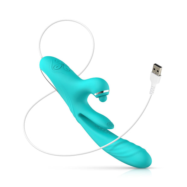 Good Vibes Only - Lisa Stoßender Rabbit-Vibrator mit G-Punkt-Stimulator