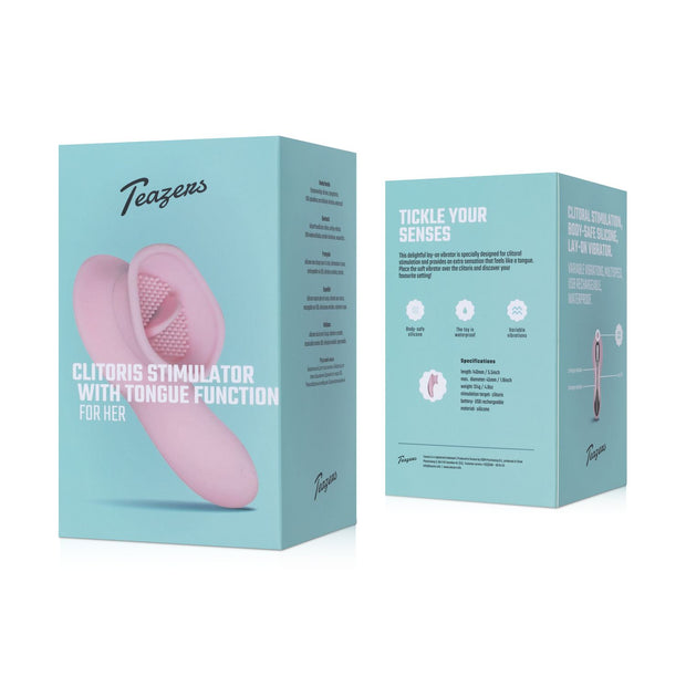 Klitorisvibrator mit Zunge - Rosa
