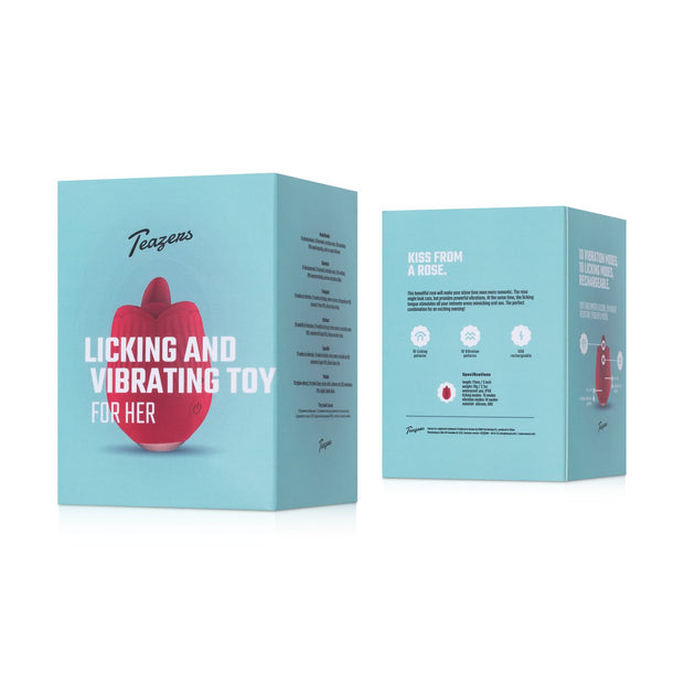 Teazers Rose Vibrator - Lecken und Vibrieren