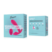 Teazers Tragbarer Vibrator mit Fernbedienung