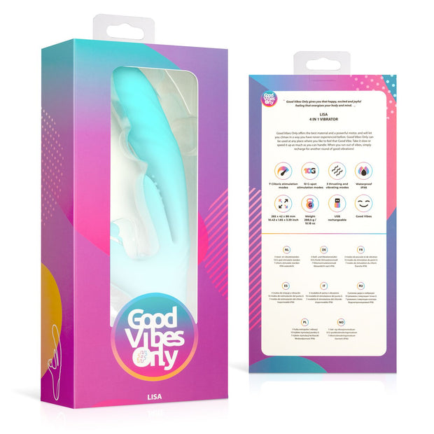 Good Vibes Only - Lisa Stoßender Rabbit-Vibrator mit G-Punkt-Stimulator