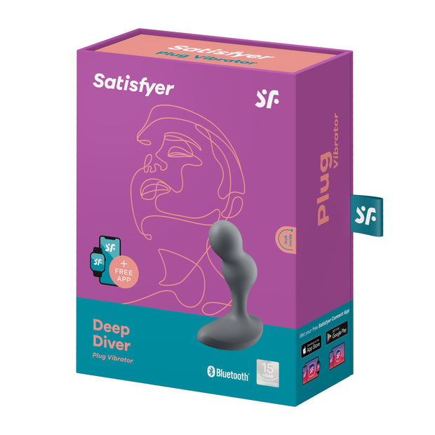 Satisfyer Deep Diver Connect App - Grau