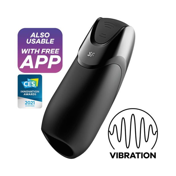 Satisfyer Men Vibration+ Connect App - Schwarz