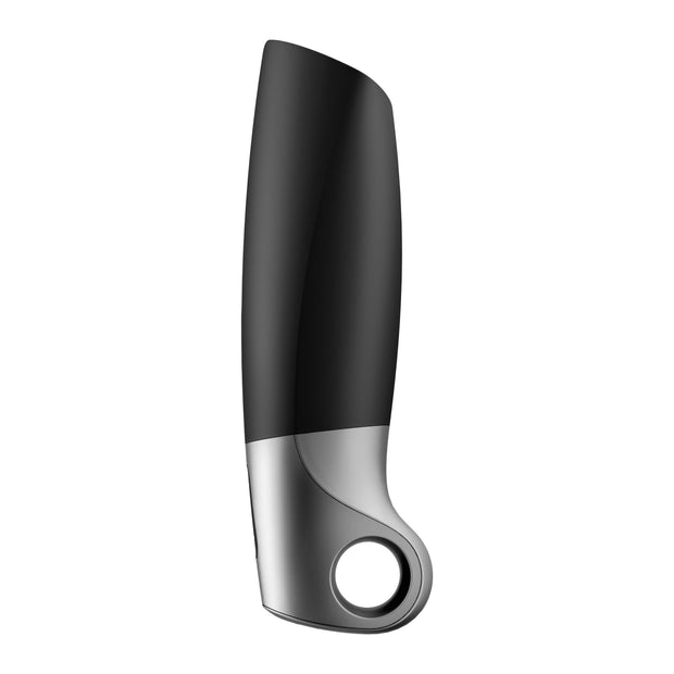 Satisfyer Power Masturbator+ Connect App - Schwarz/Silber
