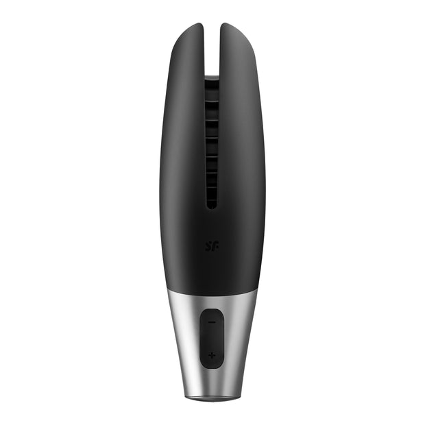 Satisfyer Power Masturbator+ Connect App - Schwarz/Silber