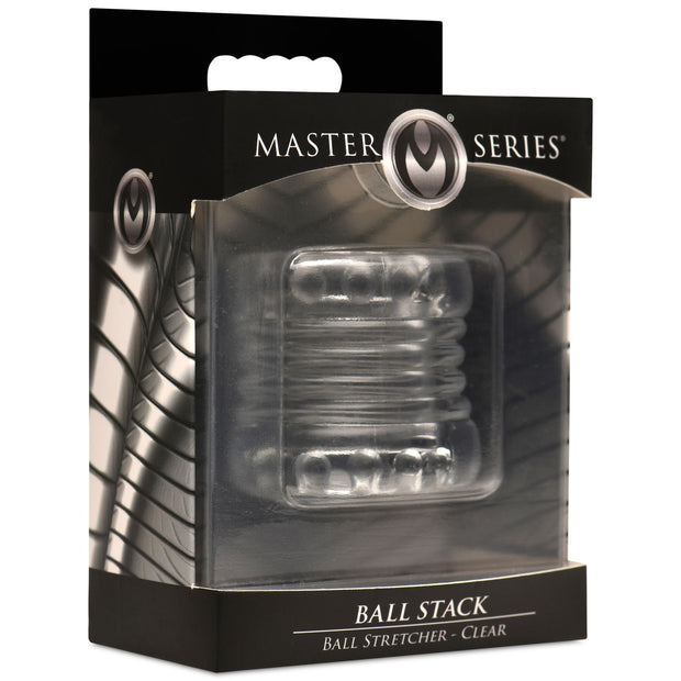 XR Brands - Ball Stack Hodenstretcher - Transparent